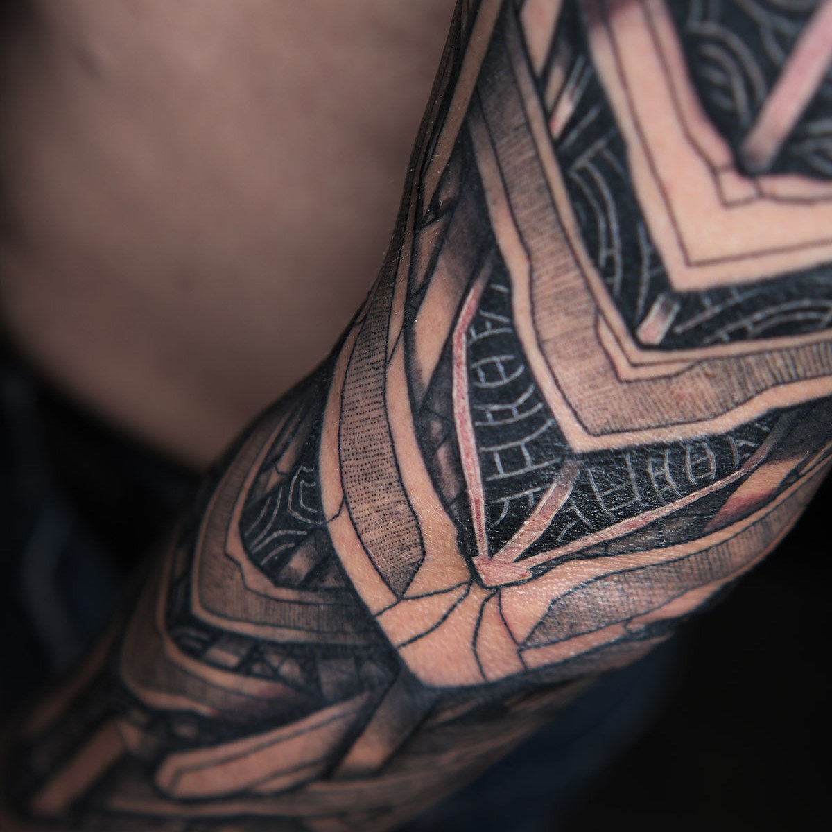 Ancient Runes Tattoo - Fusion of Modern and Norse Tradition